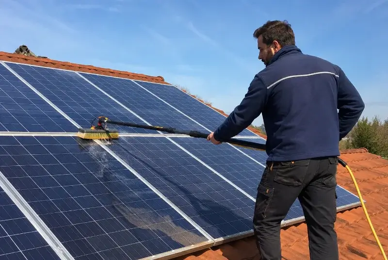 Nettoyage et entretien de panneaux solaires à Saint-Julien-en-Vercors